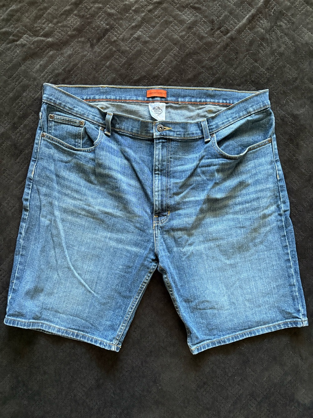 Men's Denim Shorts - Med Blue wash